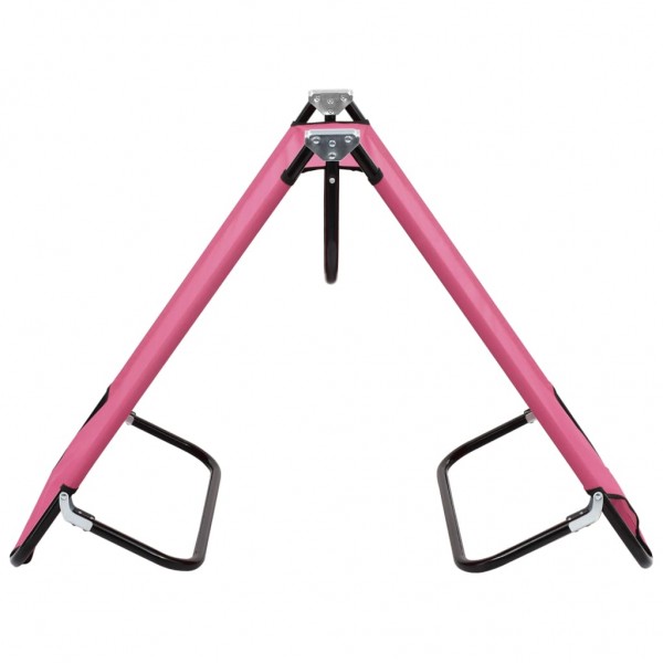 Tumbona plegable de acero rosa M 4