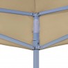 Teto para tenda de festas 3x3 m 270 g/m² bege 4