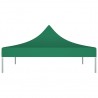 Teto para tenda de festas 3x3 m 270 g/m² verde 3