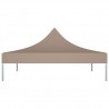 Teto para tenda de festas 3x3 m 270 g/m² cinzento-acastanhado 3