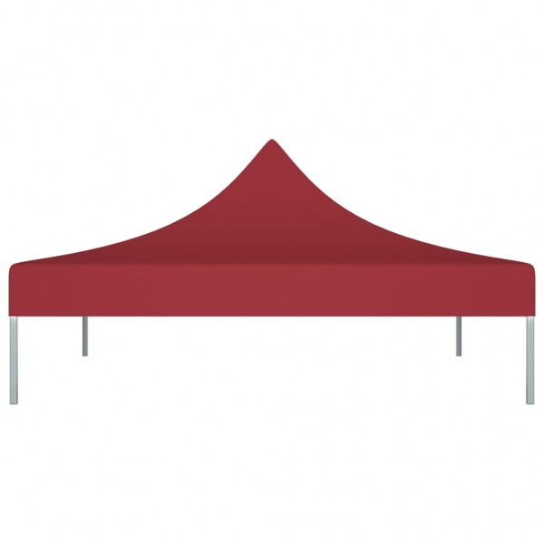 Teto para tenda de festas 3x3 m 270 g/m² bordô M 3