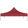 Techo de carpa para celebraciones burdeos 3x3 m 270 g/m² 3