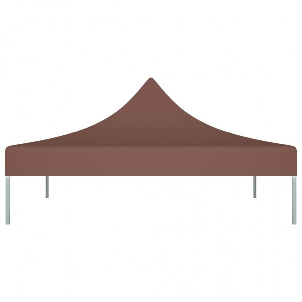 Teto para tenda de festas 3x3 m 270 g/m² castanho M 3