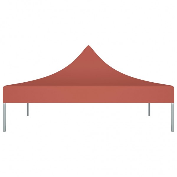Techo de carpa para celebraciones terracota 3x3 m 270 g/m² M 3