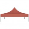 Techo de carpa para celebraciones terracota 3x3 m 270 g/m² 3