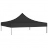 Techo de carpa para celebraciones negro 3x3 m 270 g/m² 2