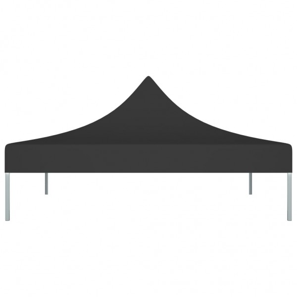 Techo de carpa para celebraciones negro 3x3 m 270 g/m² M 3