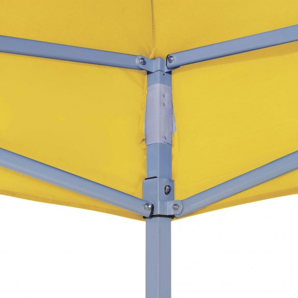 Teto para tenda de festas 3x3 m 270 g/m² amarelo M 4