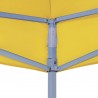 Techo de carpa para celebraciones amarillo 3x3 m 270 g/m² 4