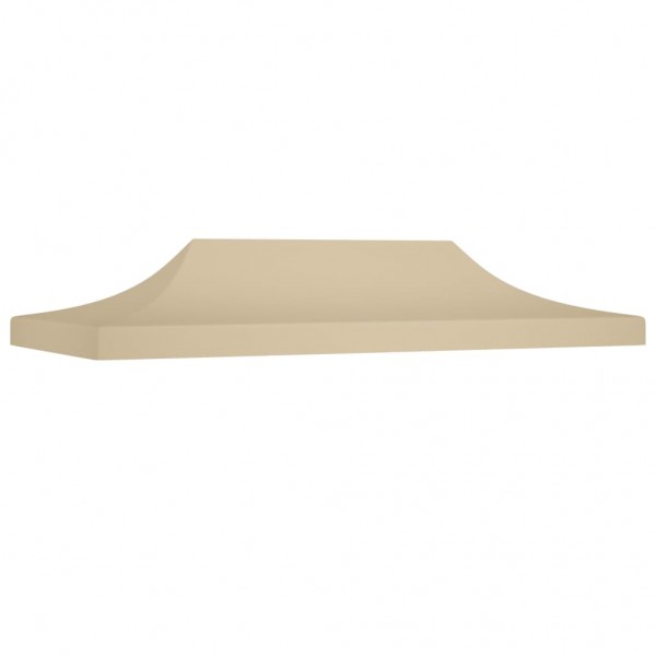 Techo de carpa para celebraciones beige 6x3 m 270 g/m² D