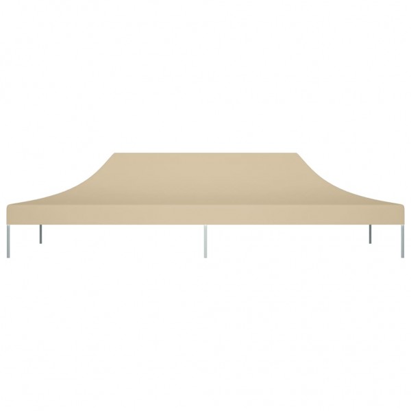 Techo de carpa para celebraciones beige 6x3 m 270 g/m² M 2