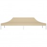 Techo de carpa para celebraciones beige 6x3 m 270 g/m² 2