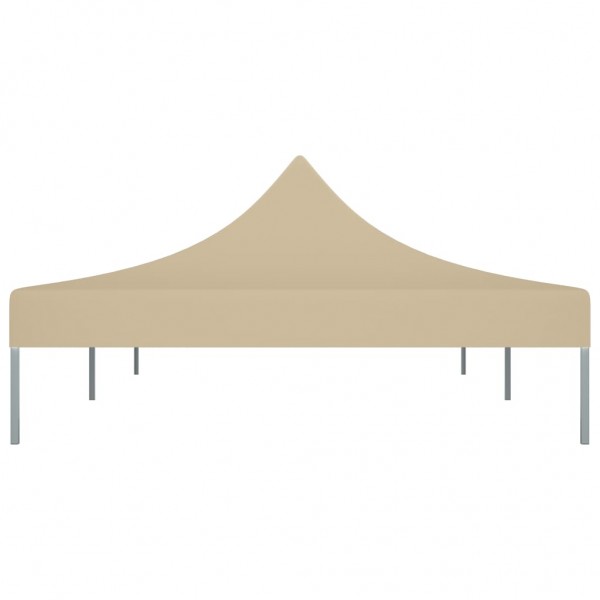 Techo de carpa para celebraciones beige 6x3 m 270 g/m² M 3