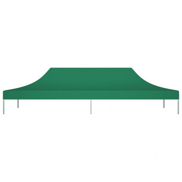 Techo de carpa para celebraciones verde 6x3 m 270 g/m² M 3