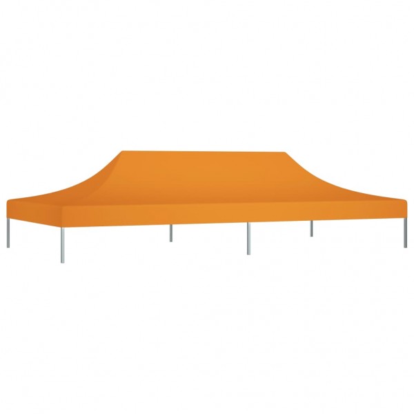Techo de carpa para celebraciones naranja 6x3 m 270 g/m² M 2