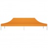 Techo de carpa para celebraciones naranja 6x3 m 270 g/m² 3