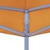 Teto para tenda de festas 6x3 m 270 g/m² laranja 5