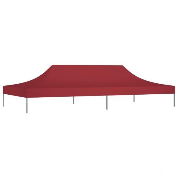 Techo de carpa para celebraciones burdeos 6x3 m 270 g/m² M 2