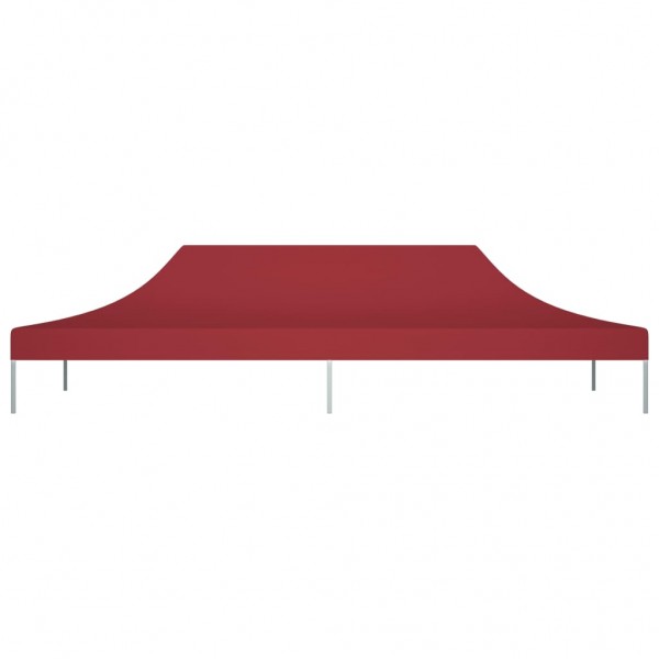 Techo de carpa para celebraciones burdeos 6x3 m 270 g/m² M 3