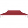 Techo de carpa para celebraciones burdeos 6x3 m 270 g/m² 3