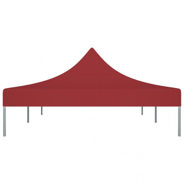 Techo de carpa para celebraciones burdeos 6x3 m 270 g/m² M 4