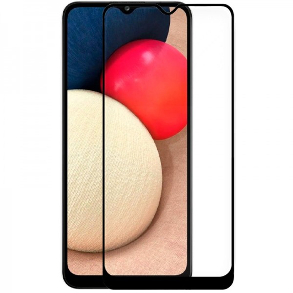 Protector Pantalla Cristal Templado COOL para Samsung A025 Galaxy A02s / A03s (FULL 3D Negro) D