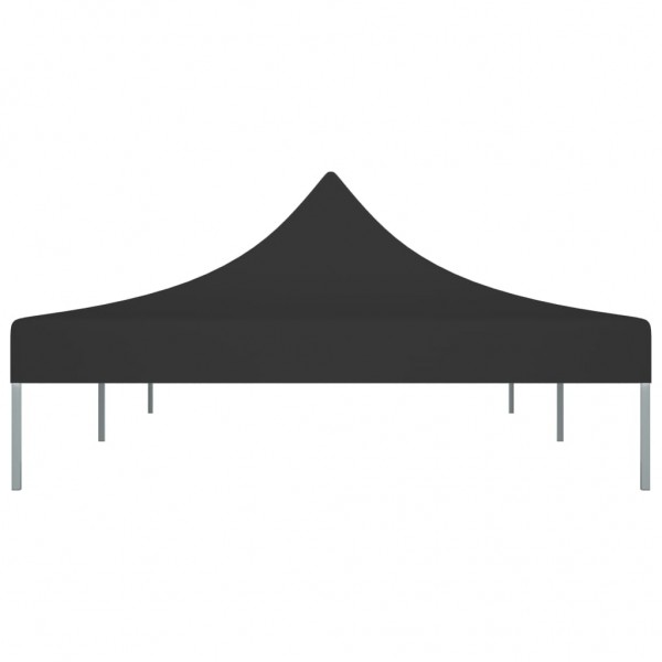 Techo de carpa para celebraciones negro 6x3 m 270 g/m² M 4