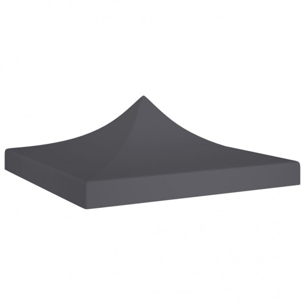 Techo de carpa para celebraciones gris antracita 2x2 m 270 g/m² D
