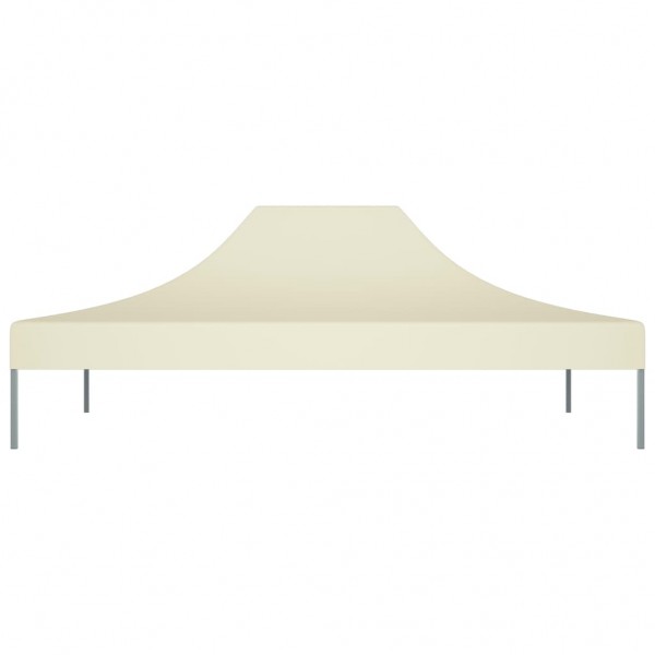 Techo de carpa para celebraciones color crema 4x3 m 270 g/m² M 3