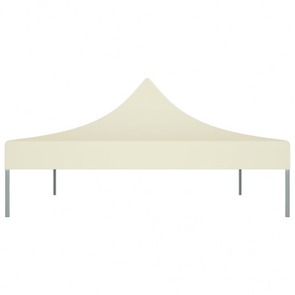 Techo de carpa para celebraciones color crema 4x3 m 270 g/m² M 4