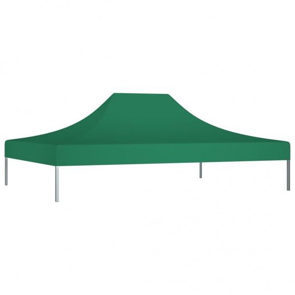 Teto para tenda de festas 4x3 m 270 g/m² verde M 2