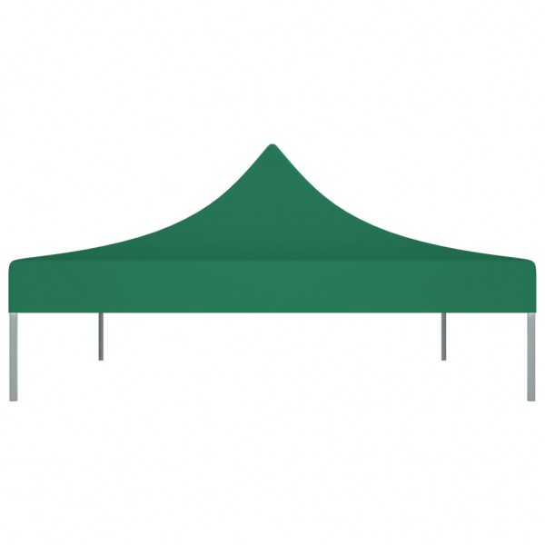 Techo de carpa para celebraciones verde 4x3 m 270 g/m² M 4