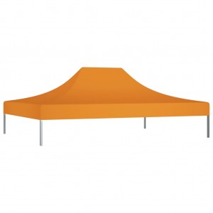 Techo de carpa para celebraciones naranja 4x3 m 270 g/m² H