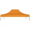 Techo de carpa para celebraciones naranja 4x3 m 270 g/m² 3