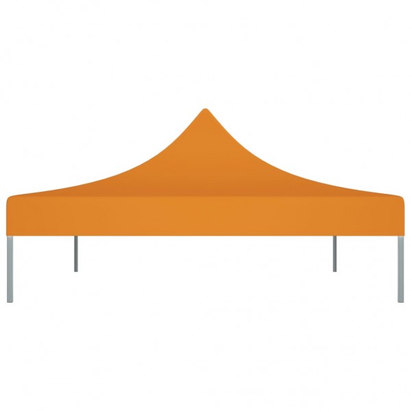 Techo de carpa para celebraciones naranja 4x3 m 270 g/m² M 4