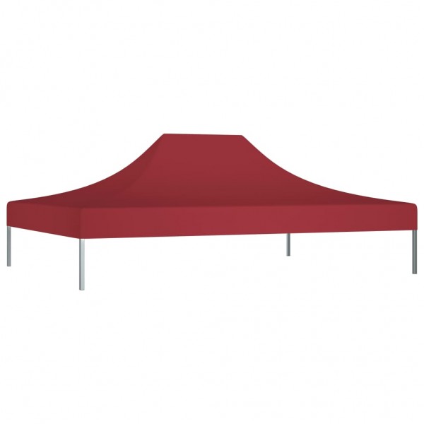 Teto para tenda de festas 4x3 m 270 g/m² bordô M 2