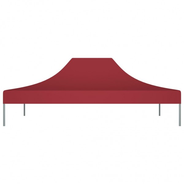 Teto para tenda de festas 4x3 m 270 g/m² bordô M 3