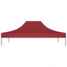 Teto para tenda de festas 4x3 m 270 g/m² bordô 3