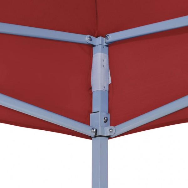 Teto para tenda de festas 4x3 m 270 g/m² bordô M 5