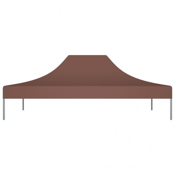 Techo de carpa para celebraciones marrón 4x3 m 270 g/m² M 3