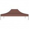 Teto para tenda de festas 4x3 m 270 g/m² castanho 3