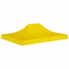 Teto para tenda de festas 4x3 m 270 g/m² amarelo 1