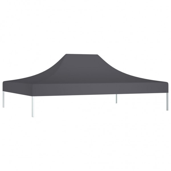 Techo de carpa para celebraciones gris antracita 4.5x3m 270g/m² M 2