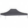 Techo de carpa para celebraciones gris antracita 4.5x3m 270g/m² 2