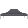 Techo de carpa para celebraciones gris antracita 4.5x3m 270g/m² 3