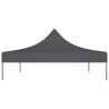 Teto para tenda de festas 4.5x3 m 270 g/m² antracite 4