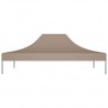 Teto para tenda de festas 4.5x3 m 270 g/m² cinzento-acastanhado 3