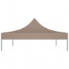 Techo de carpa para celebraciones gris taupe 4.5x3 m 270 g/m² 4