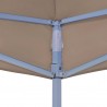 Teto para tenda de festas 4.5x3 m 270 g/m² cinzento-acastanhado 5