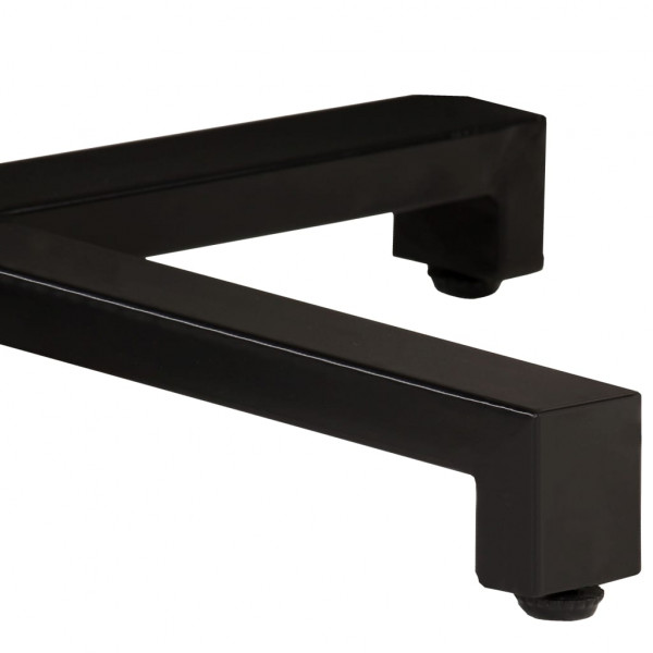 Mesa de bistrô redonda Ø80x75 cm madeira de acácia maciça M 5